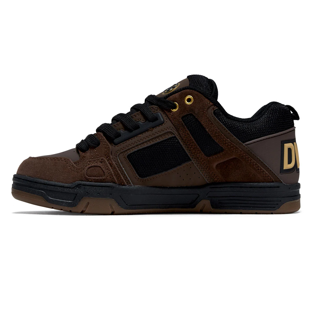 DVS Comanche Shoes - Brown/Black/Gold Suede - Image 2