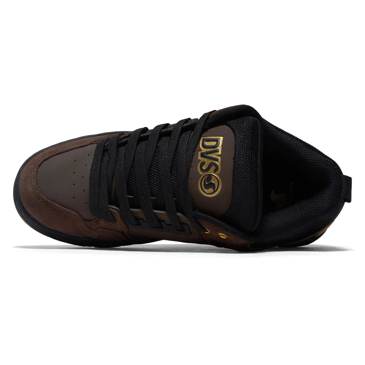 DVS Comanche Shoes - Brown/Black/Gold Suede - Image 3