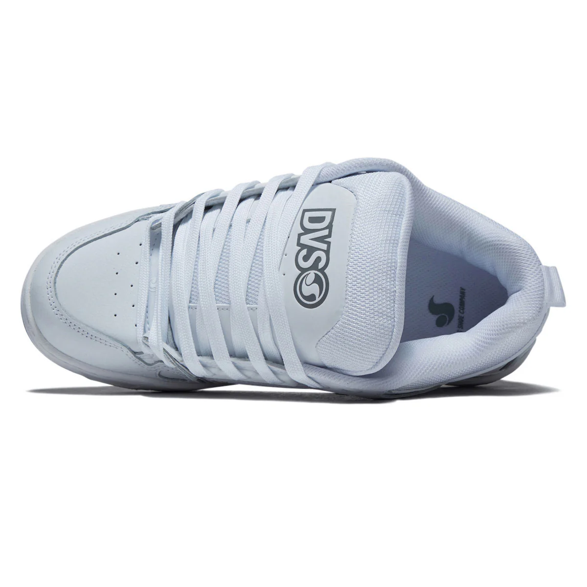 DVS Comanche Shoes - White/White/Grey - Image 3