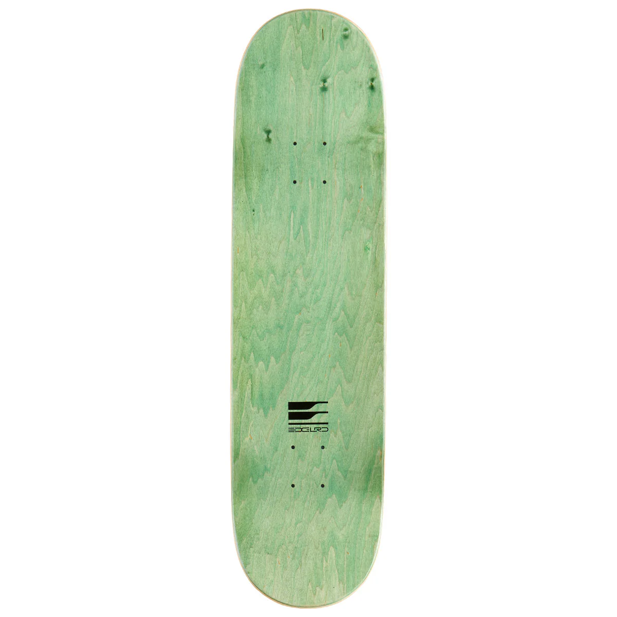EDGLRD E Logo Skateboard Deck - Black - 8.50" - Image 2