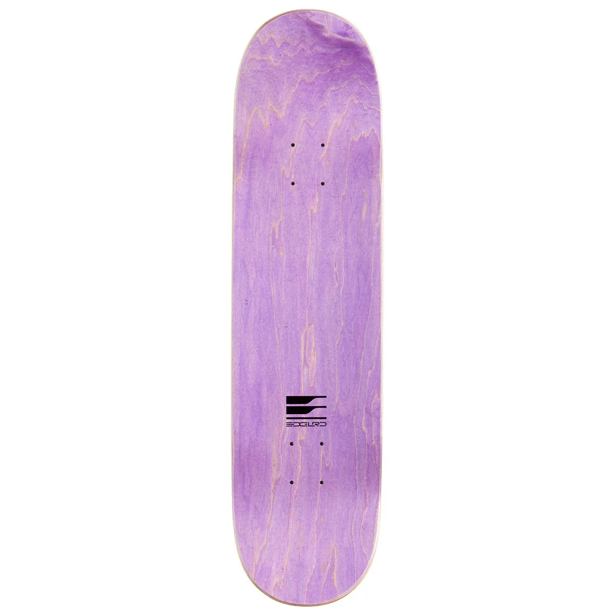 EDGLRD Tech Script Skateboard Complete - Black/Yellow Font - 8.25" - Image 2