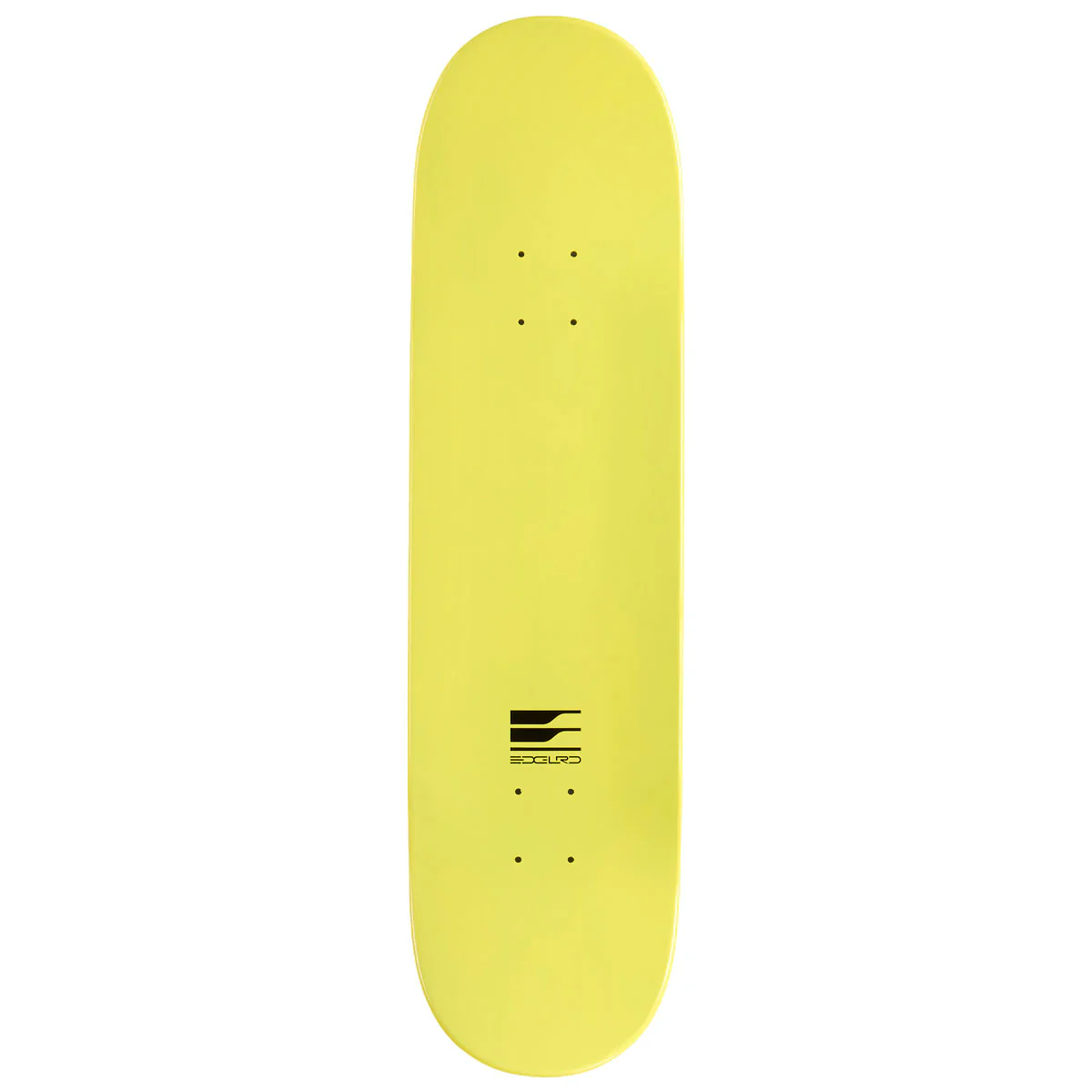 EDGLRD Tech Script Skateboard Deck - Yellow/Black Font - 8.50" - Image 2