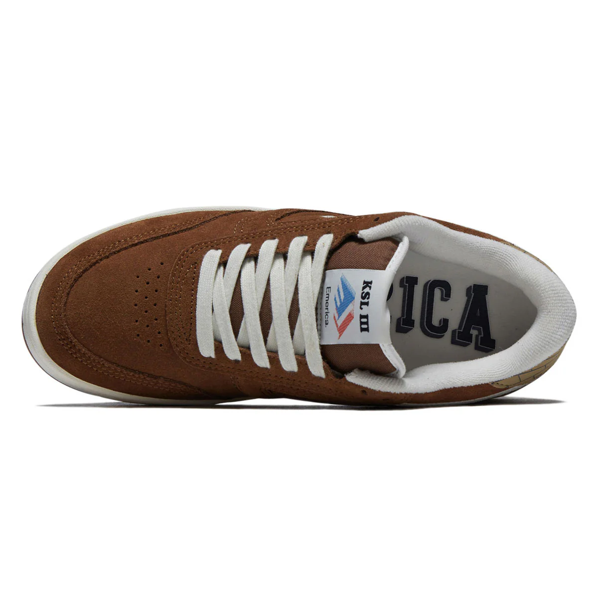 Emerica KSL III Shoes - Brown/Tan - Image 3