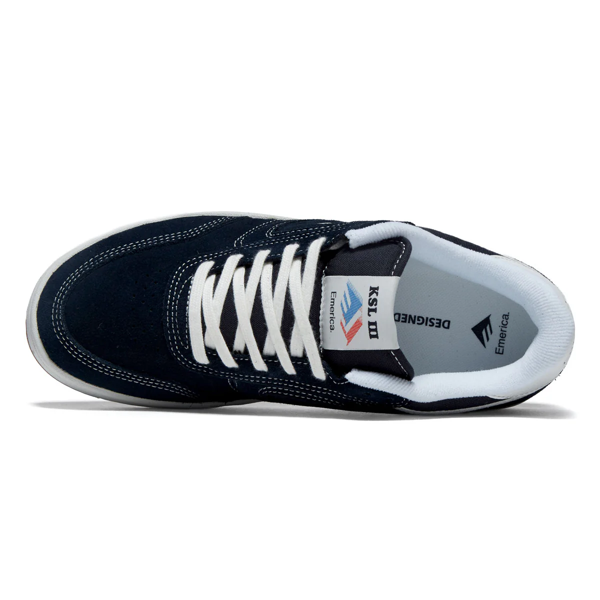 Emerica KSL III Shoes - Navy/Tan - Image 3