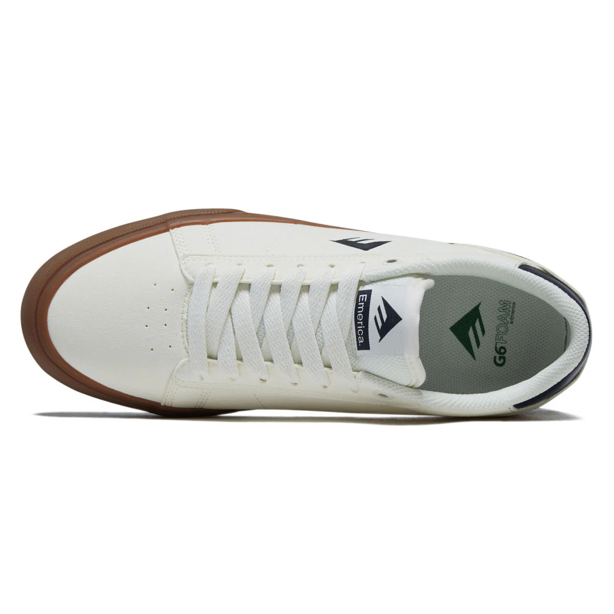 Emerica Moca Shoes - White/Gum - Image 3