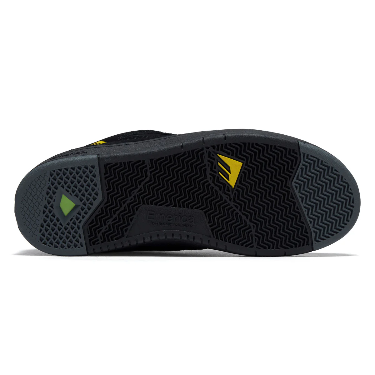 Emerica Mute Shoes - Black/Yellow/Black - Image 4