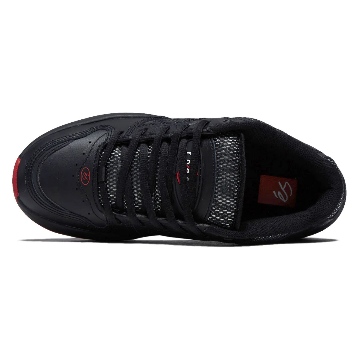 eS TJ Rogers Shoes - Black/Red - Image 3