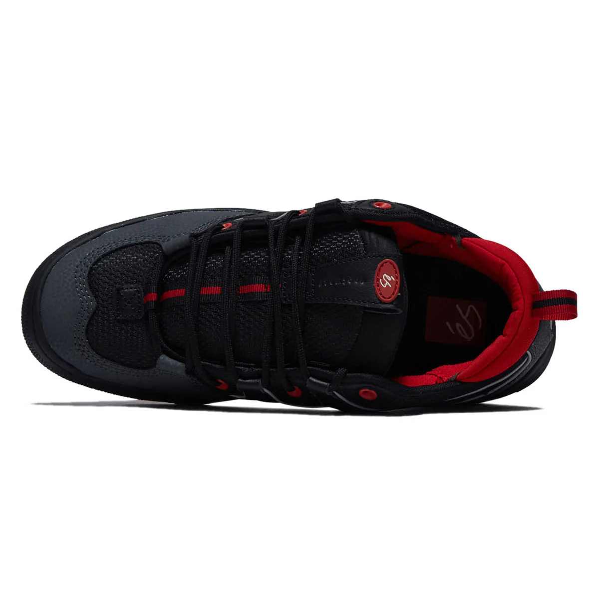 eS Two Nine 8 Shoes - Grey/Black/Red - Image 3