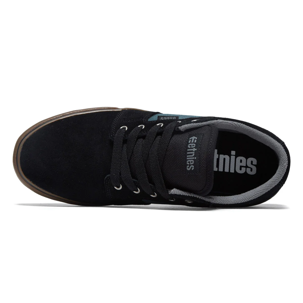 Etnies Barge Ls Shoes - Black/Teal - Image 3