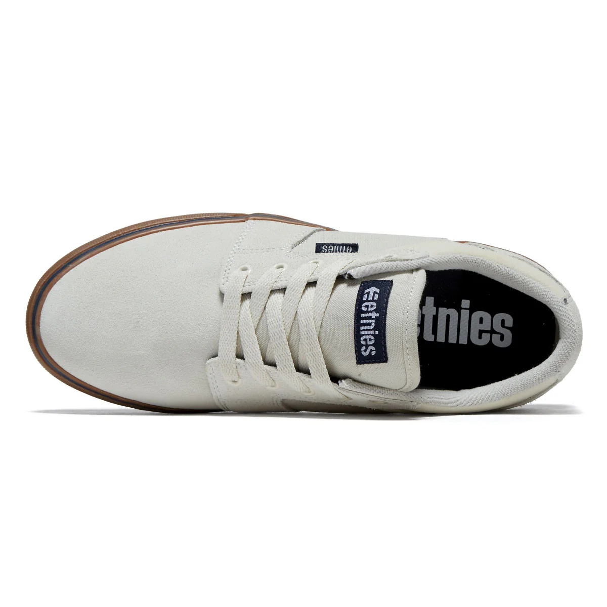 Etnies Barge Ls Shoes - White/Navy - Image 3