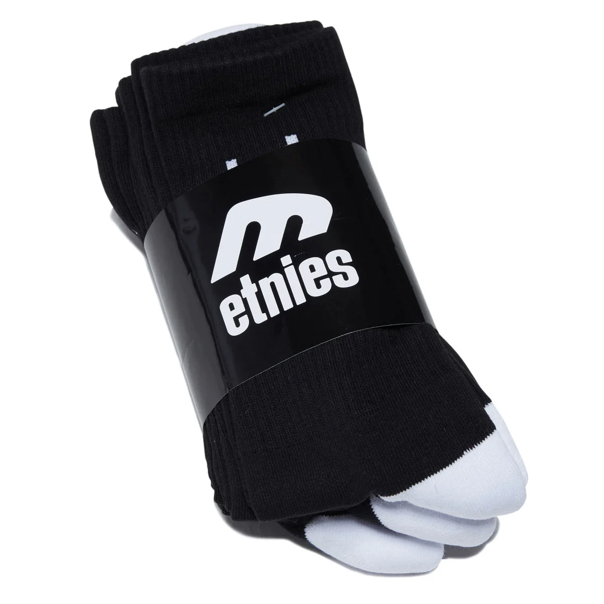 Etnies Direct II 3 Pack Of Socks - Black - Image 2