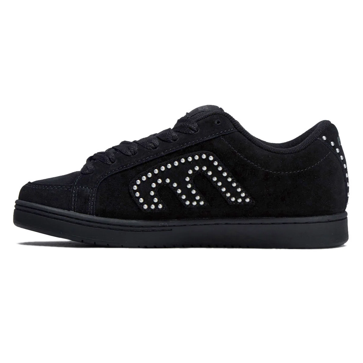 Etnies Kingpin Shoes - Black/Black/Silver - Image 2