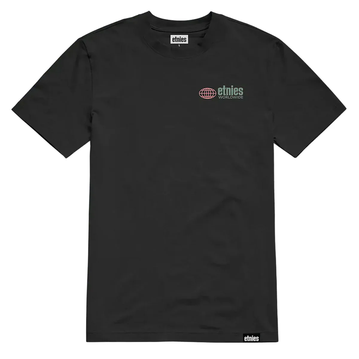 Etnies Worldwide T-Shirt - Black - Image 2