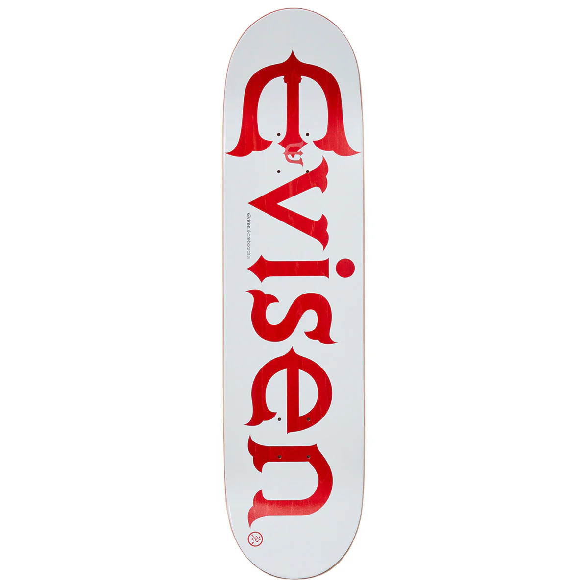 Evisen Evi-Logo Skateboard Complete - Red - 8.50" - Image 2