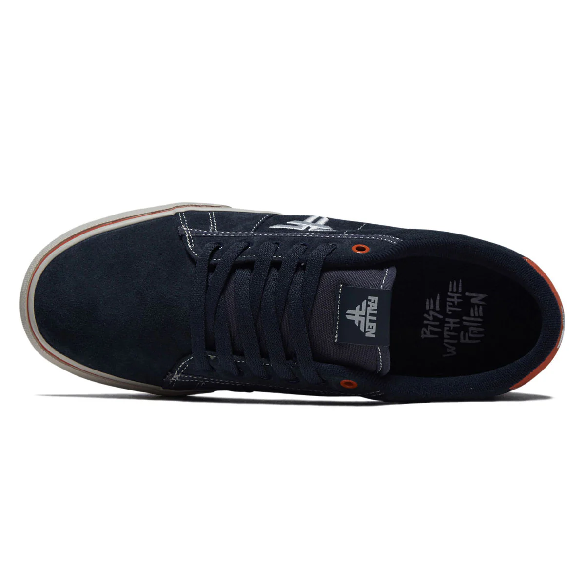 Fallen Bomber Shoes - Navy/Bone/Orange - Image 3
