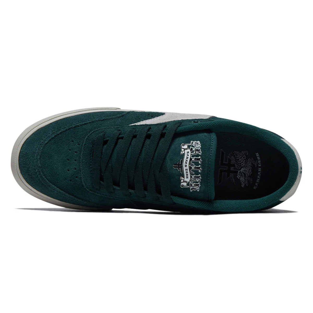 Fallen The Knockout Shoes - Green/Off White - Image 3