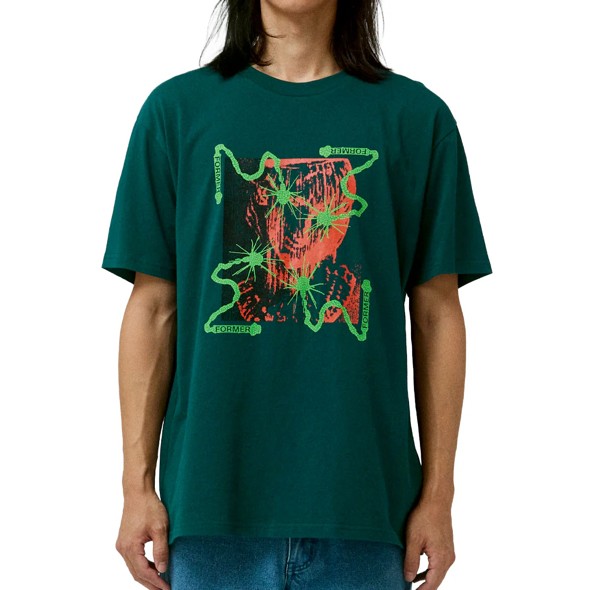 Former Chained T-Shirt - Petrol - Image 3