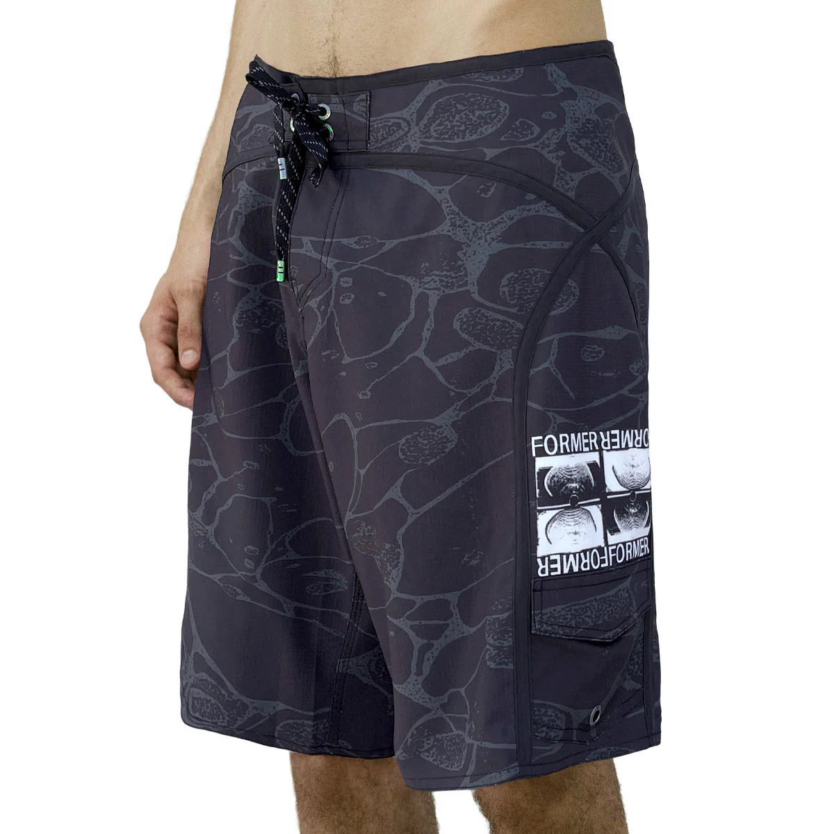 Former Chun 20 Boardshorts - Petrol - Image 3