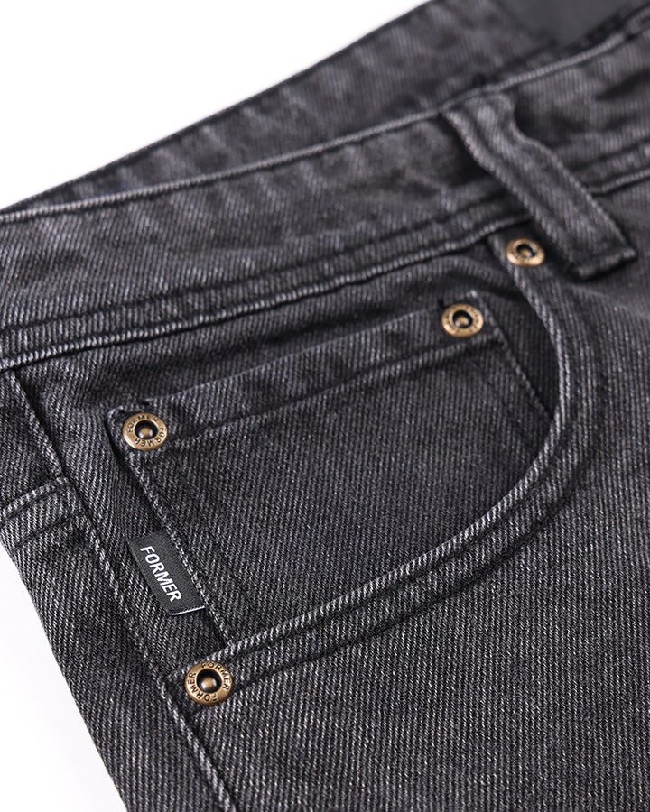 Former Crux Denim Jeans - Washed Black - Image 5