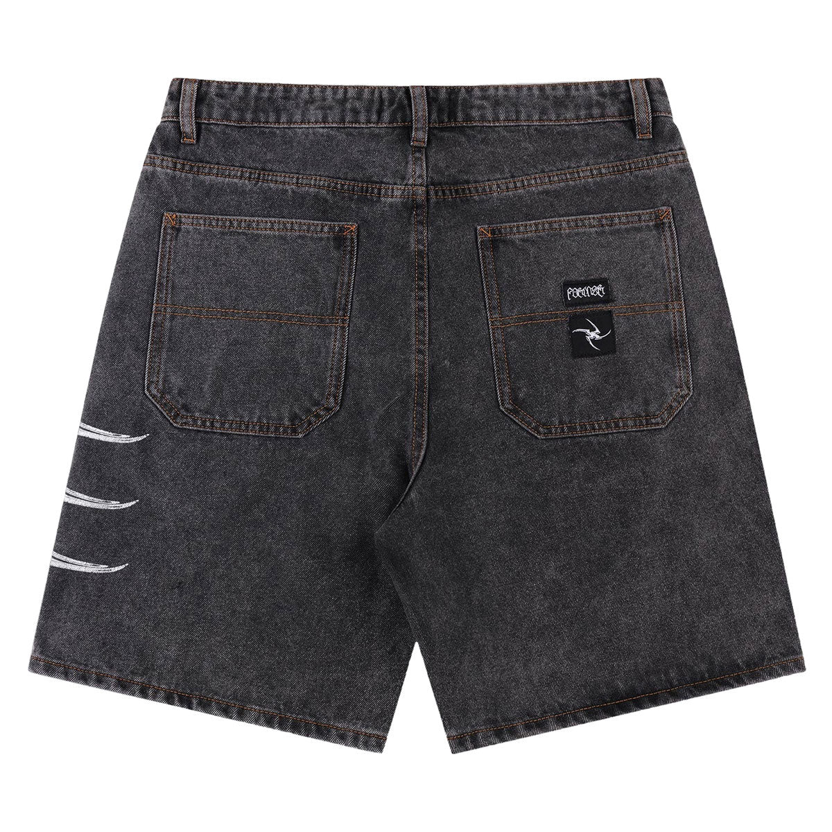 Former Dion Denim Walk Shorts - Washed Black - Image 2