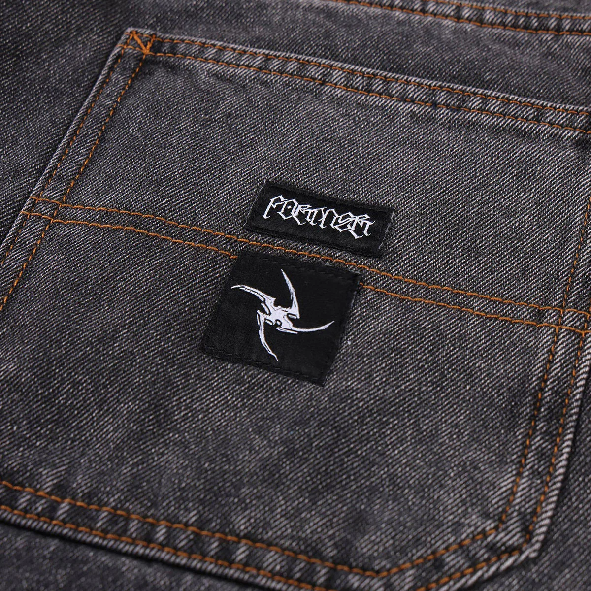 Former Dion Denim Walk Shorts - Washed Black - Image 3