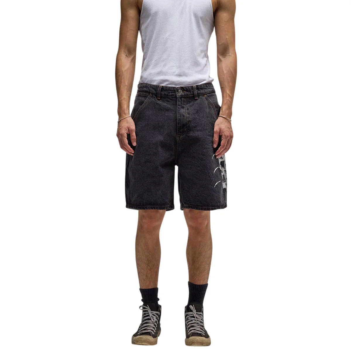 Former Dion Denim Walk Shorts - Washed Black - Image 5