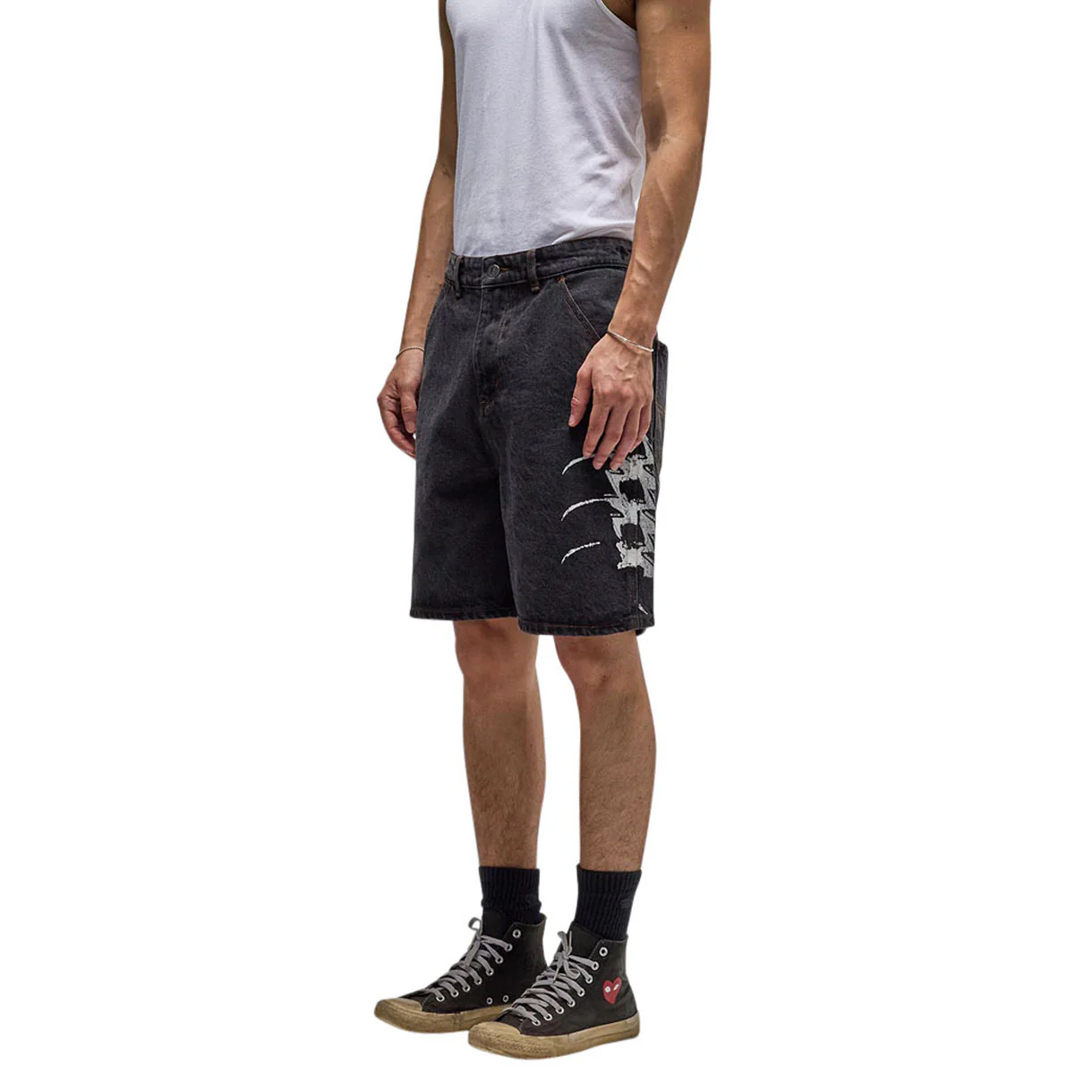 Former Dion Denim Walk Shorts - Washed Black - Image 6