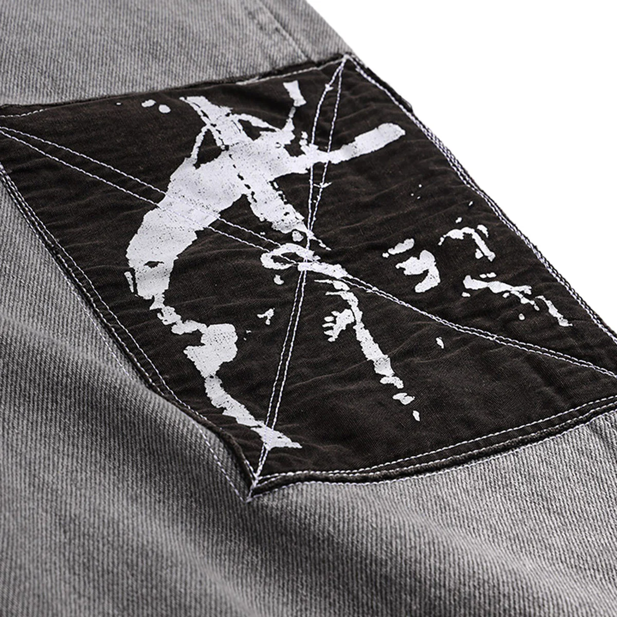 Former Distend Denim Jeans - Washed Grey - Image 3