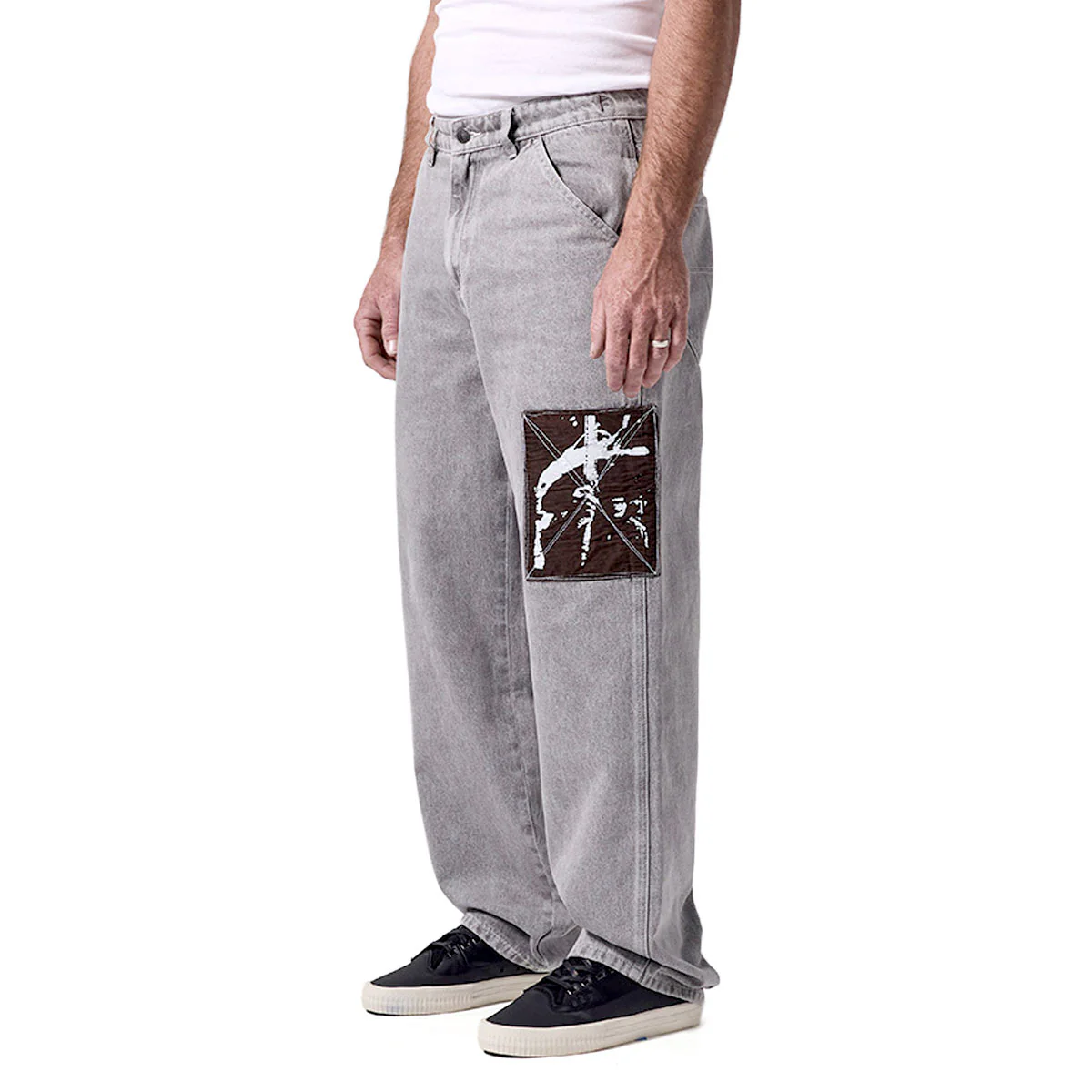 Former Distend Denim Jeans - Washed Grey - Image 5