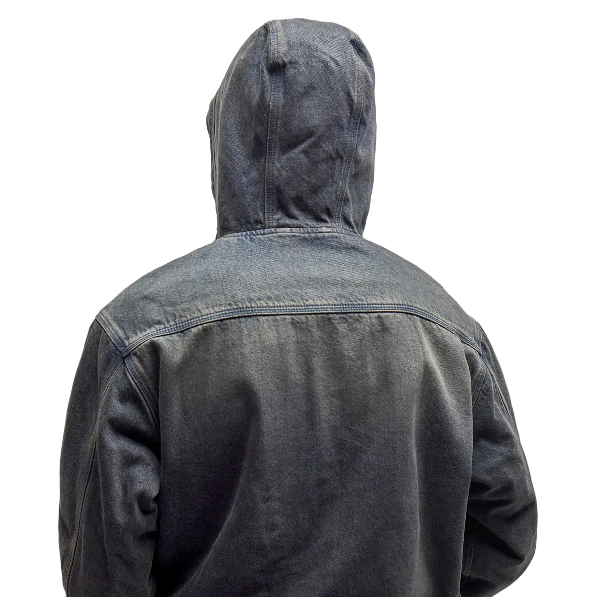 Former Enigma Hooded Denim Jacket - Dark Blue - Image 5