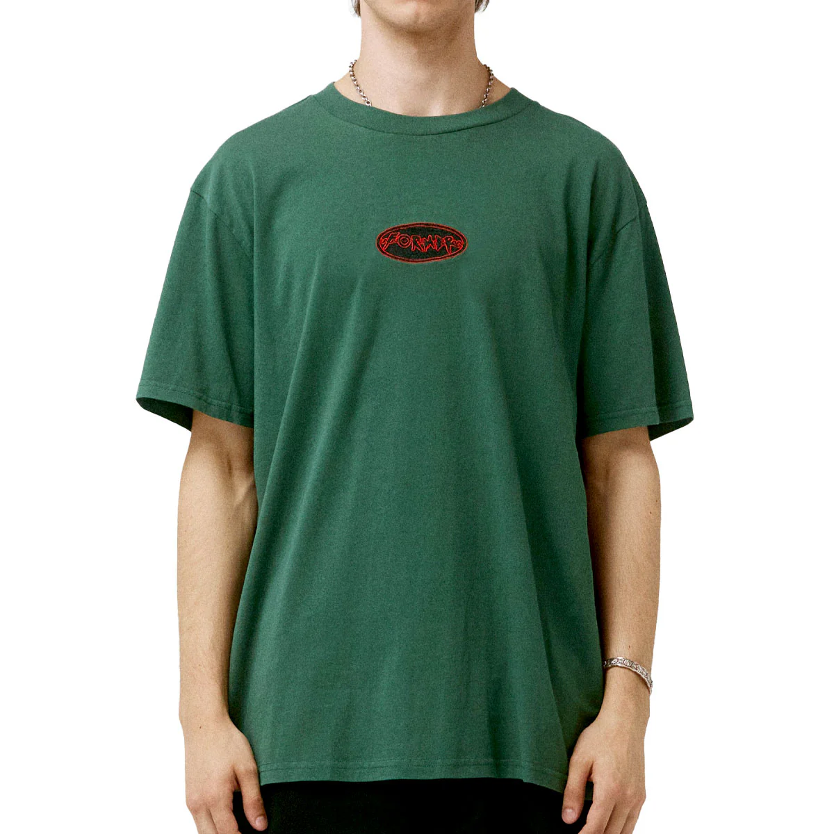 Former Flatline T-Shirt - Washed Green - Image 3