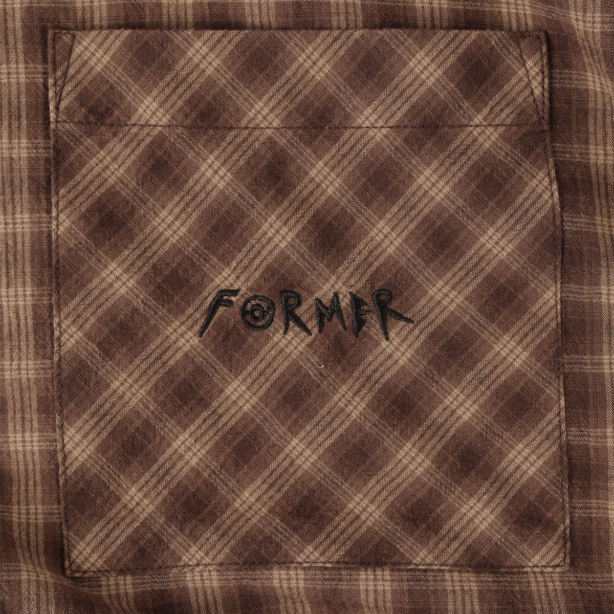 Former Manners Check Shirt - Bark - Image 5