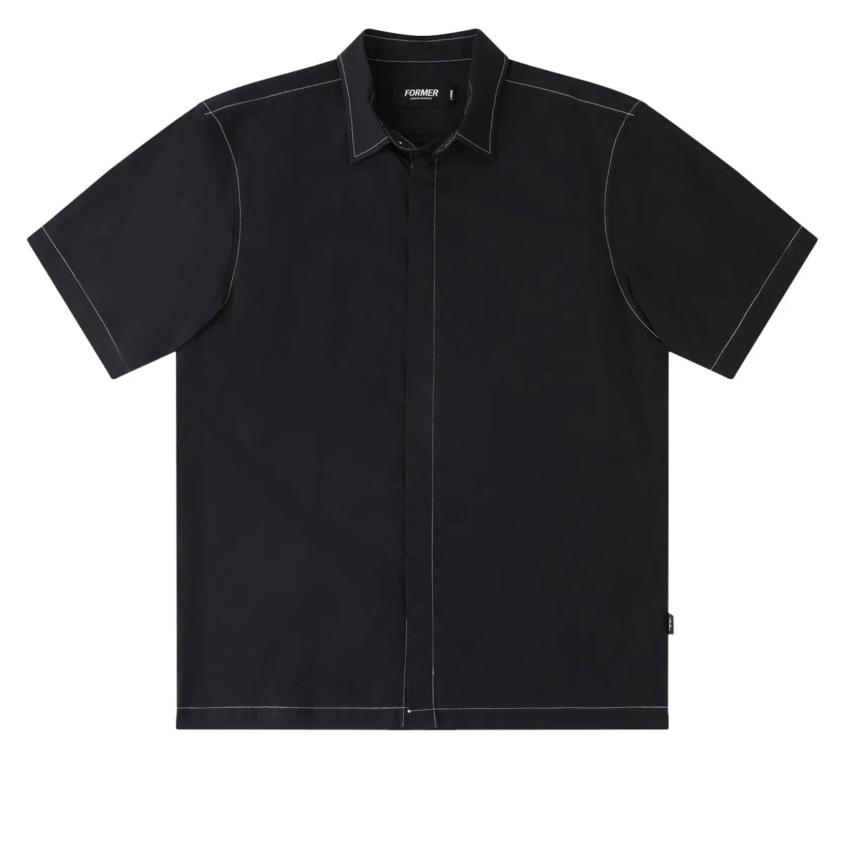 Former Marilyn Contrast Shirt - Black - Image 3