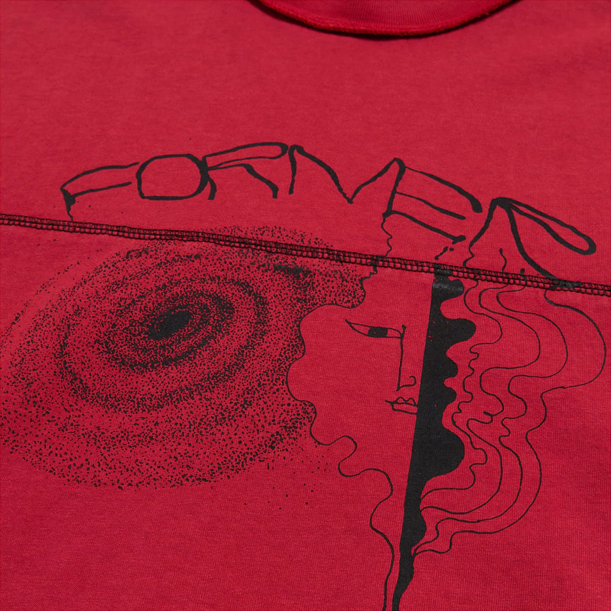 Former Oscillation T-Shirt - Washed Cherry - Image 2