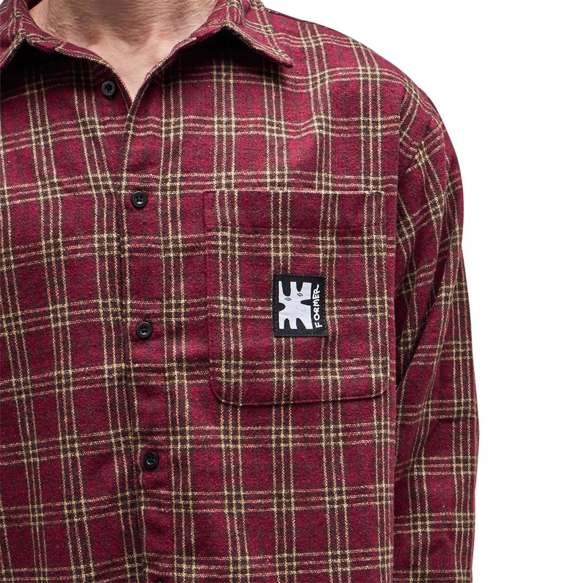 Former Reynolds Flannel Long Sleeve Shirt - Red - Image 4