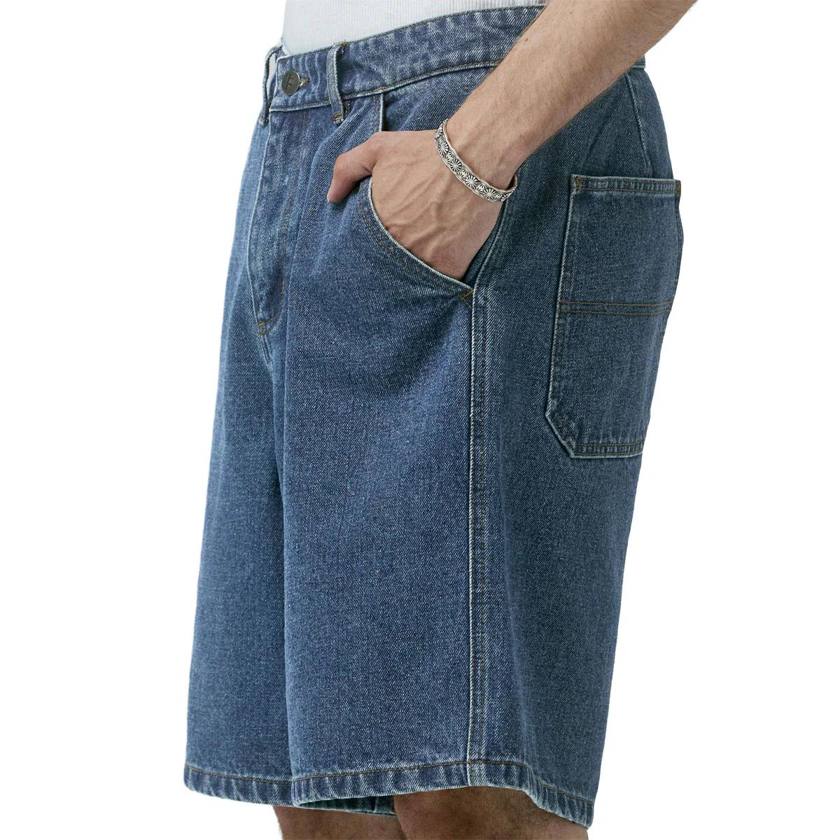 Former Reynolds Flatline Denim Shorts - Dark Blue - Image 4