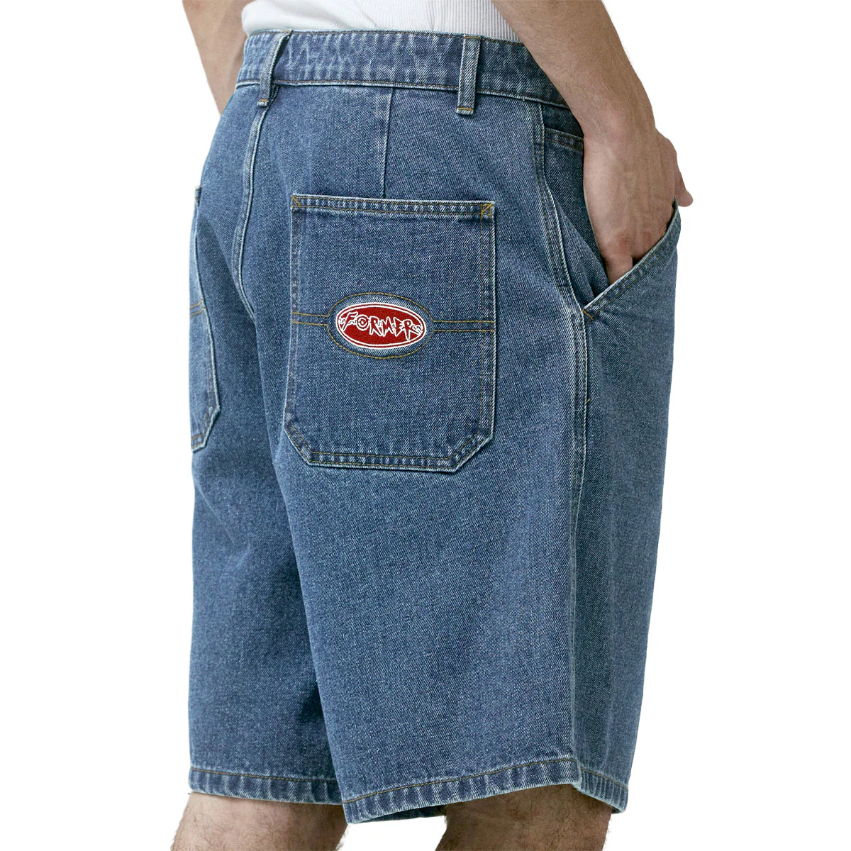 Former Reynolds Flatline Denim Shorts - Dark Blue - Image 5