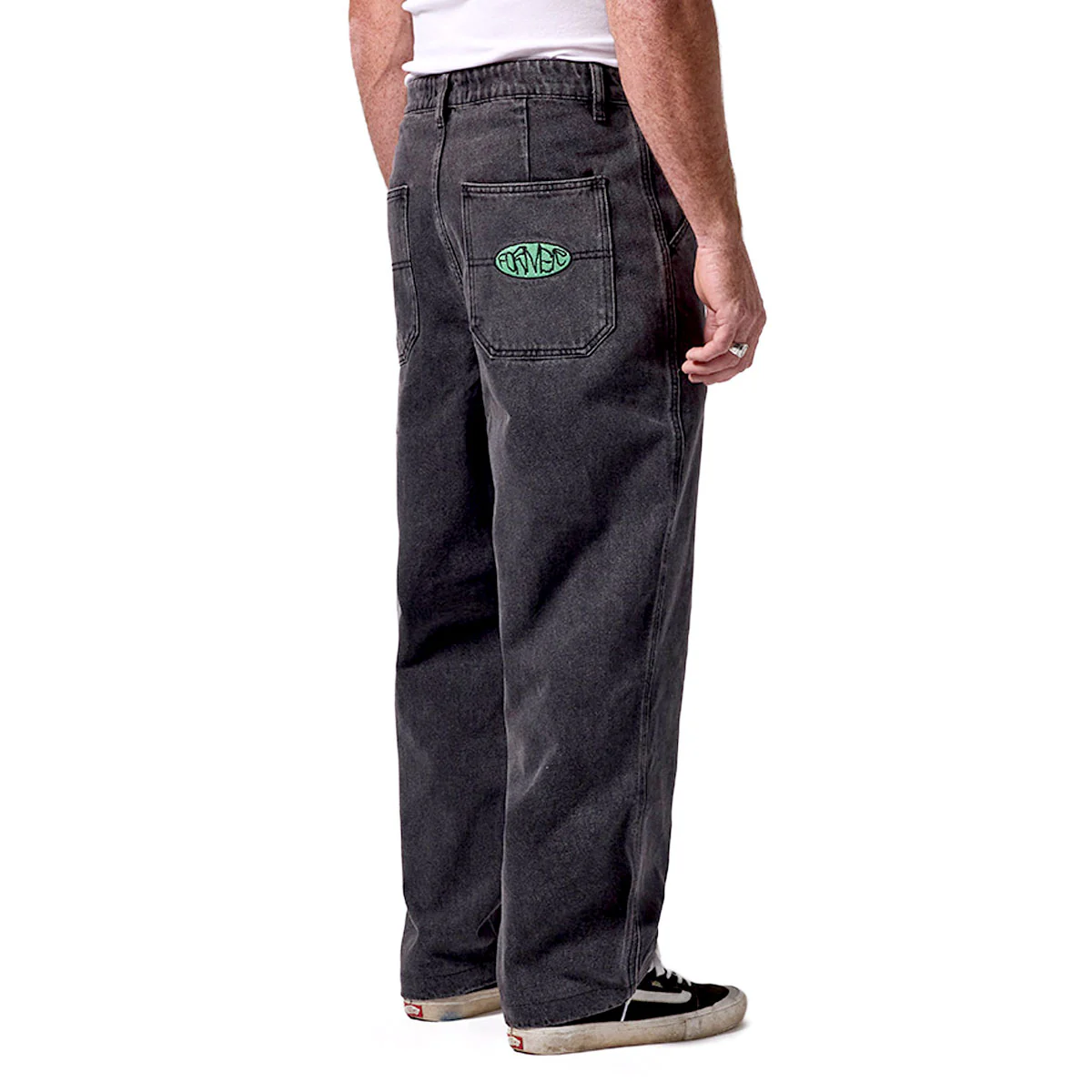 Former Reynolds Slack Denim Jeans - Washed Black - Image 5