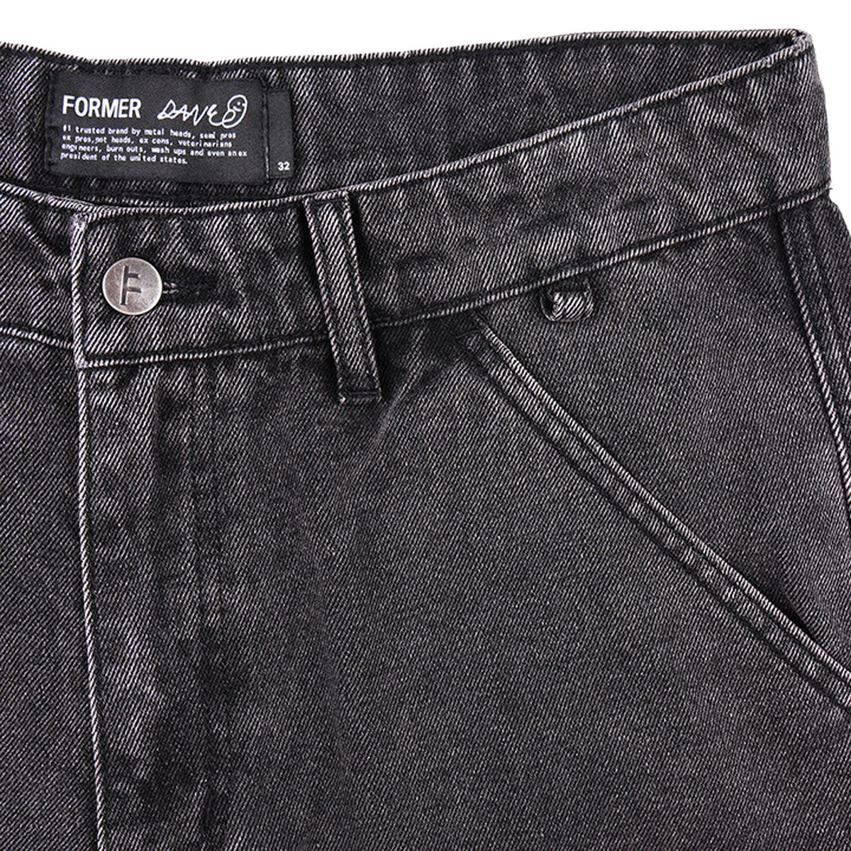 Former Reynolds Slack Denim Jeans - Washed Black - Image 6