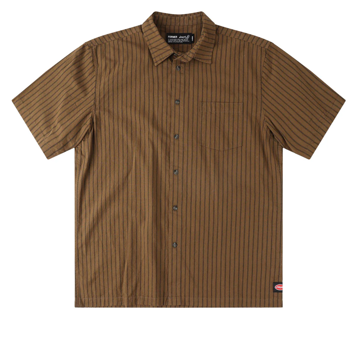 Former Reynolds Stripe Shirt - Bark - Image 4