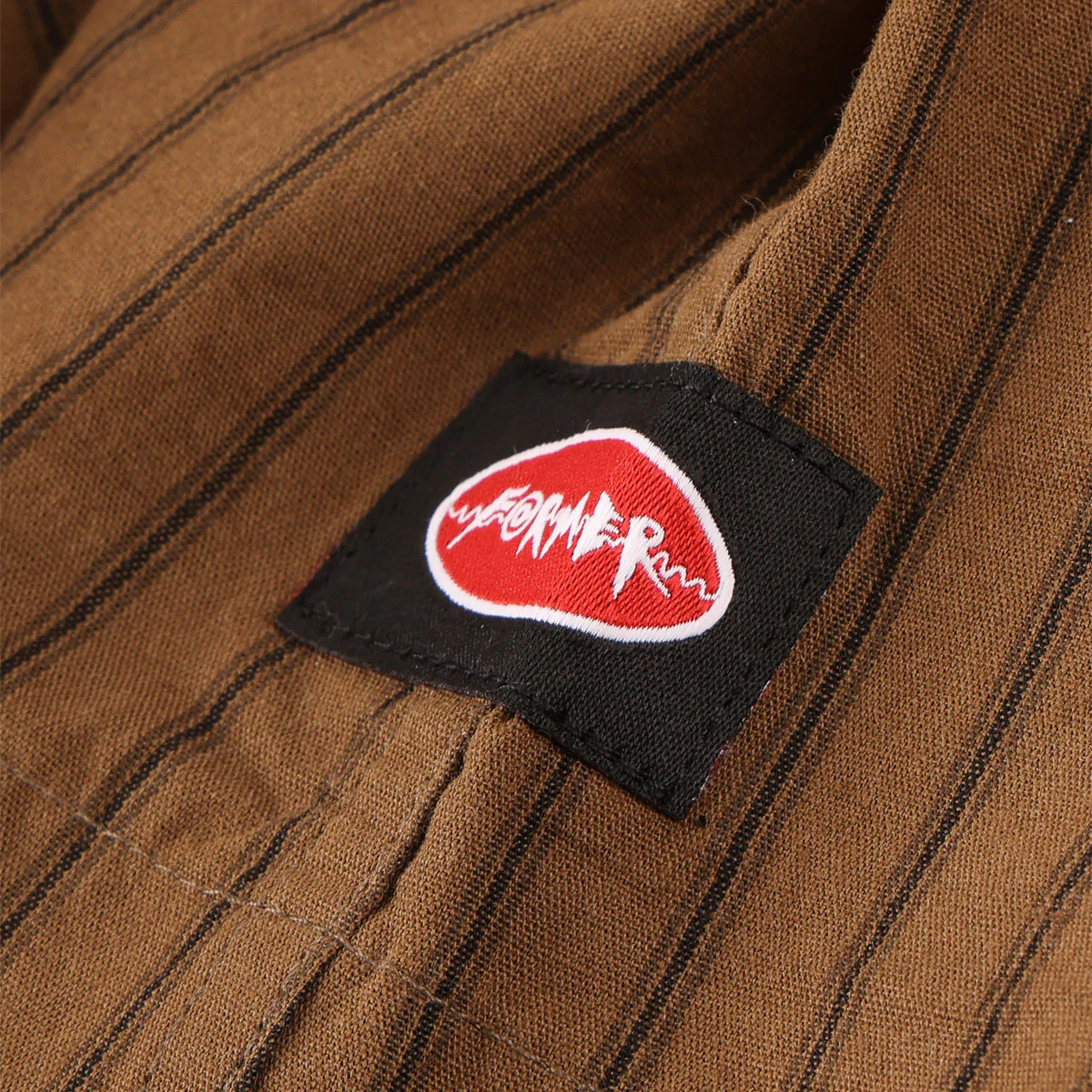 Former Reynolds Stripe Shirt - Bark - Image 6