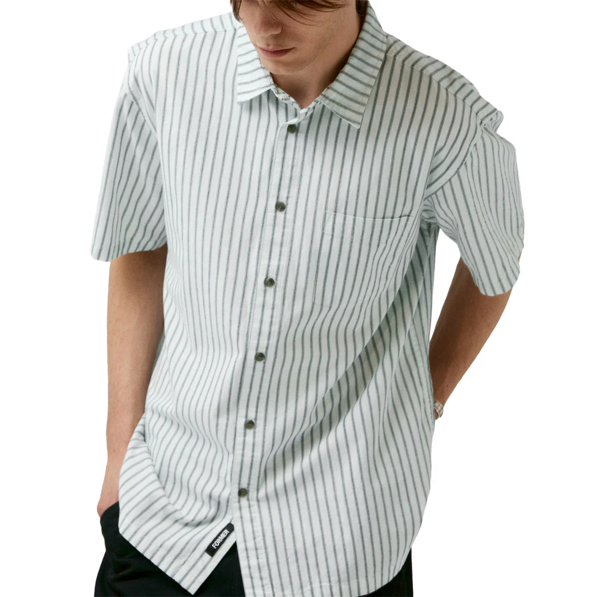 Former Reynolds Stripe Shirt - Bone II - Image 3