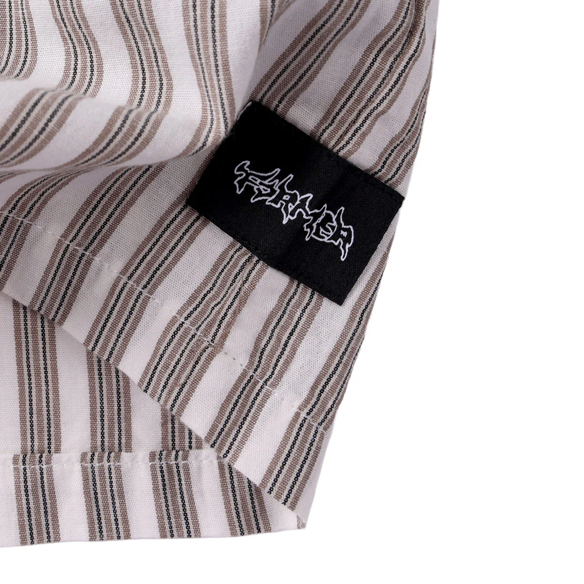 Former Reynolds Stripe Shirt - Choc - Image 5