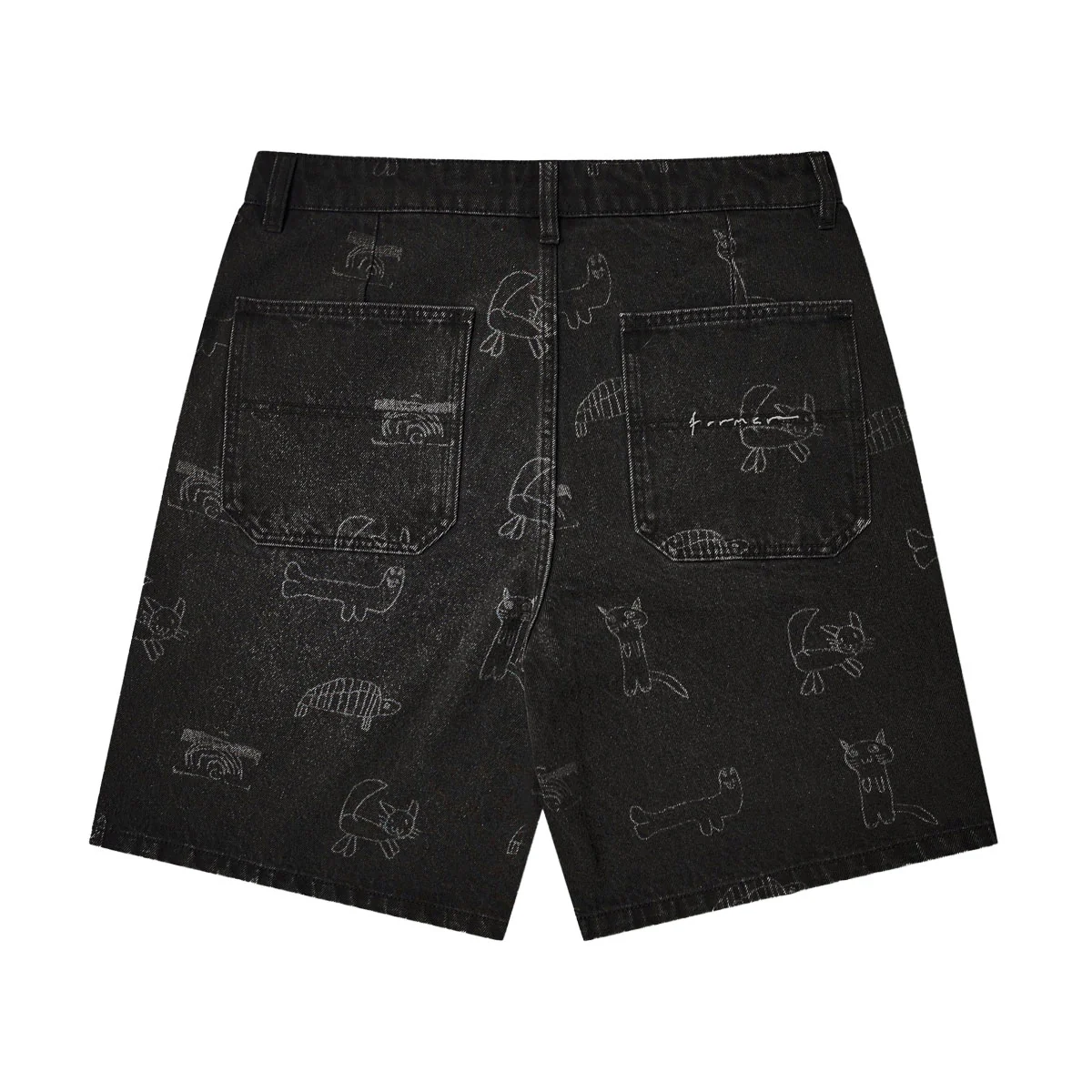 Former Reynolds Yardage Denim 21 Walk Shorts - Washed Black - Image 2