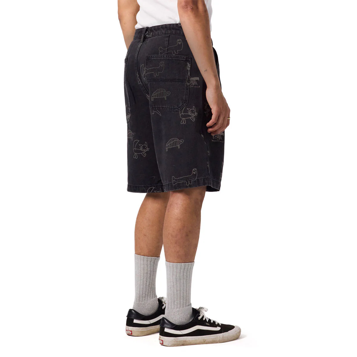 Former Reynolds Yardage Denim 21 Walk Shorts - Washed Black - Image 4