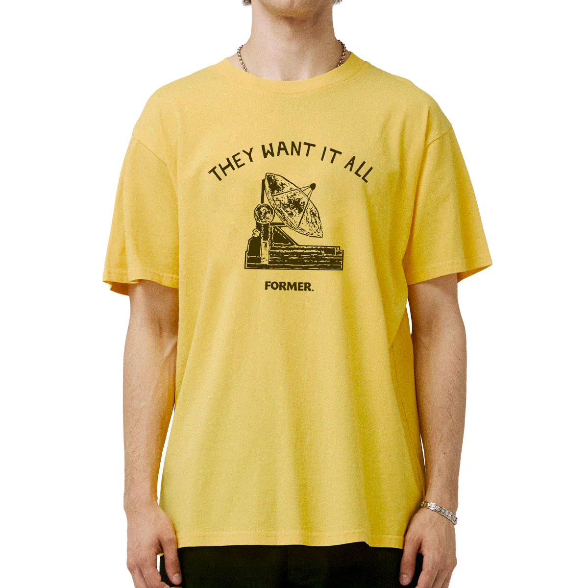 Former Satelite T-Shirt - Saffron - Image 3