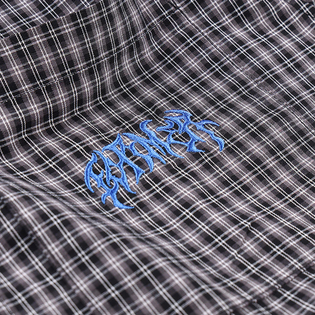 Former Vivian Check Shirt - Worn Black - Image 3