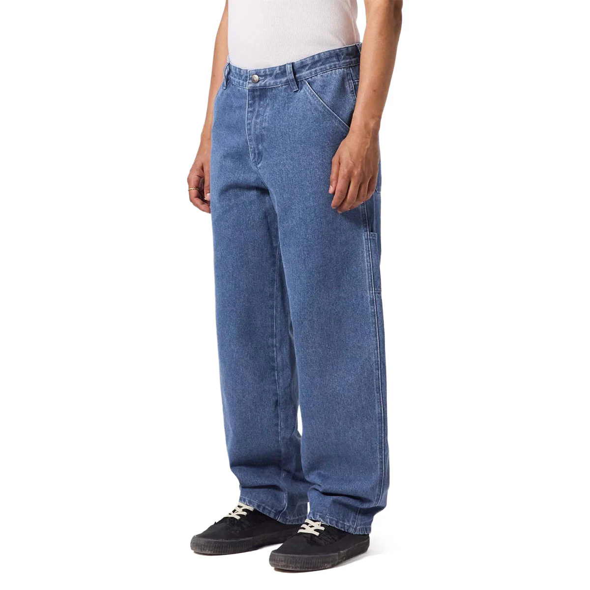 Former VT Distend Denim Carpenter Jeans - Worn Blue - Image 2