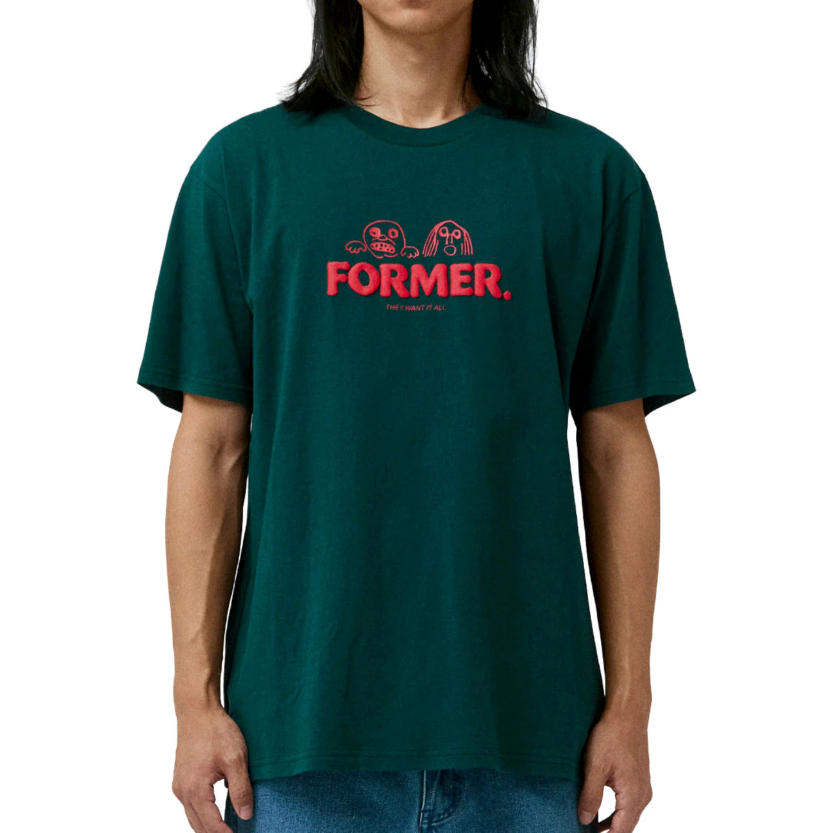 Former Want It All T-Shirt - Petrol - Image 3