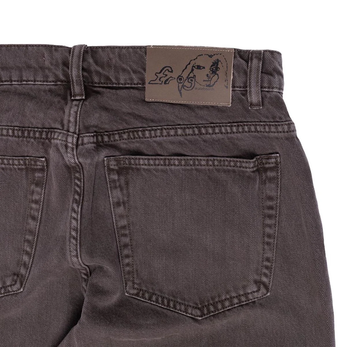 Frog Five Pocket Denim Jeans - Brown - Image 3